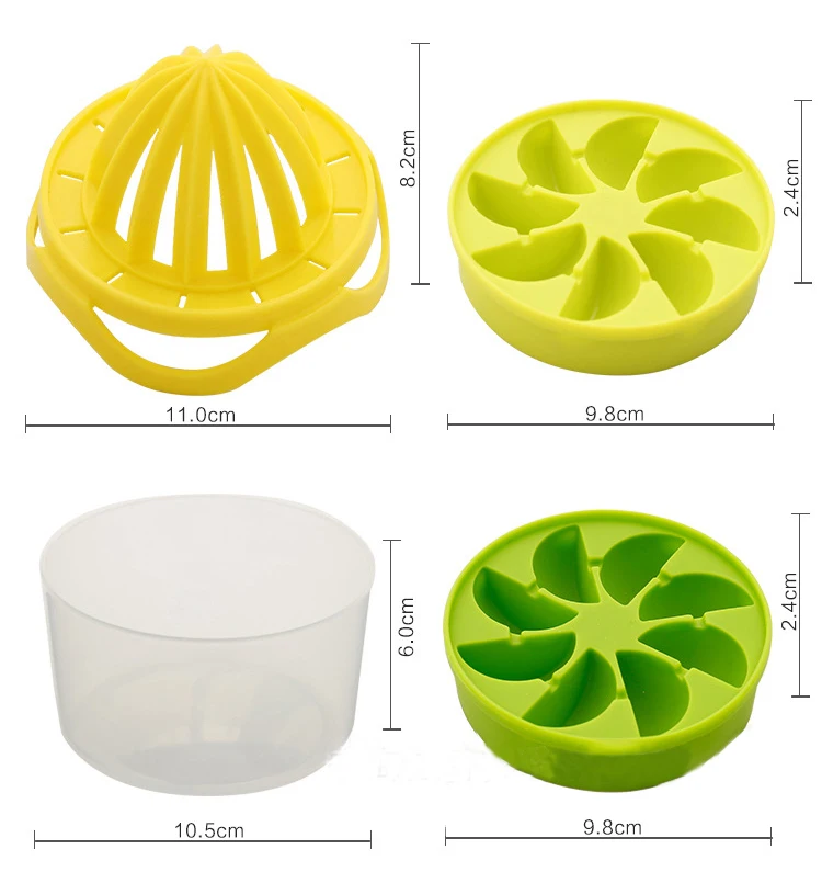 4 шт. Ice Cube Силиконовые формы Lemon соковыжималка для апельсинов лед решетки ручная соковыжималка Lemon соковыжималка для апельсинов/соковыжималка для фруктов