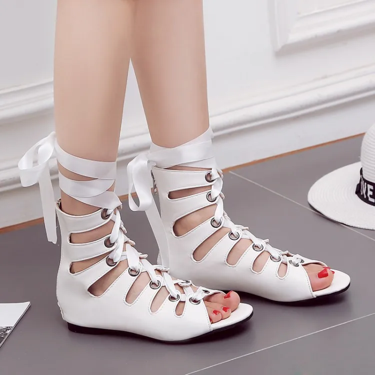 Сандалии женские на высоком каблуке босоножки с круглым носком и открытым туфли