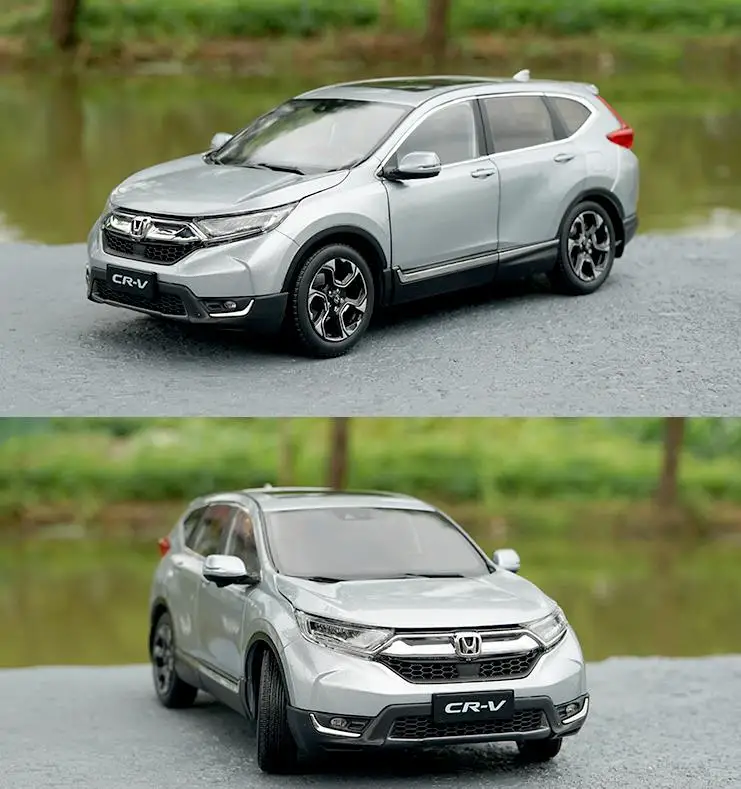 Honda новая CRV модель автомобиля 1:18 передовая Коллекция игрушечных автомобилей из сплава, литая металлическая модель, 6 открытых дверей