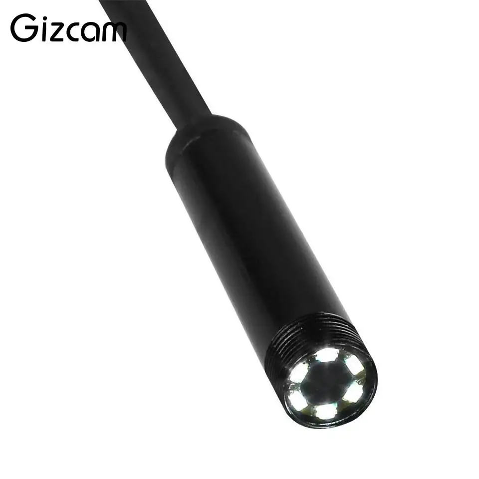 Gizcam 2 м 7 мм 0.3MP микро USB OTG эндоскоп водонепроницаемый канализационный