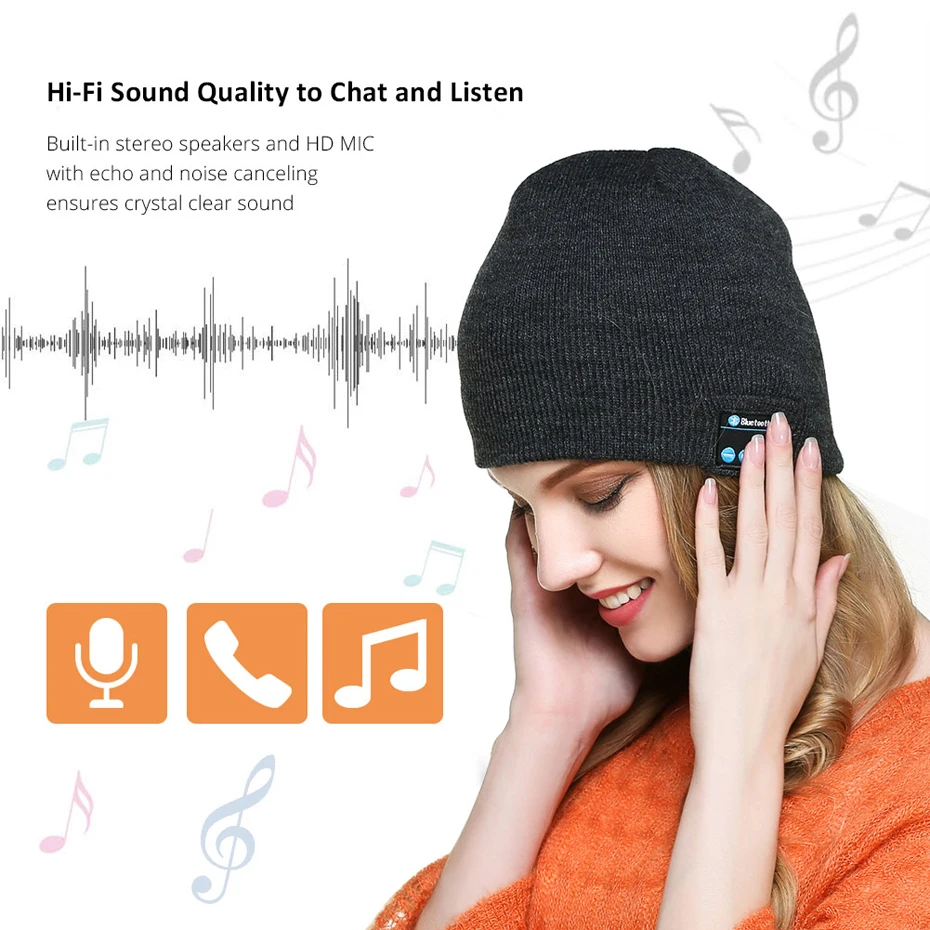 Bluetooth наушники зимняя шапка теплая шапочка музыкальная шапка с перчатками беспроводные Bluetooth наушники динамик с микрофоном спортивная шапка гарнитура