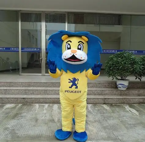 

New Adult Cute Deluxe Lion Party Mascot Costume Christmas Fancy Dress Halloween Mascot Costume Free Ship