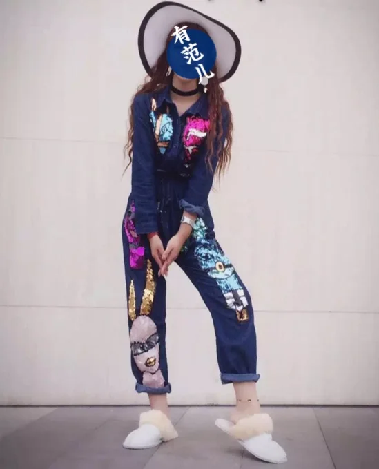 2018 новые женские туфли синего цвета свободные джинсовые комбинезон feminino