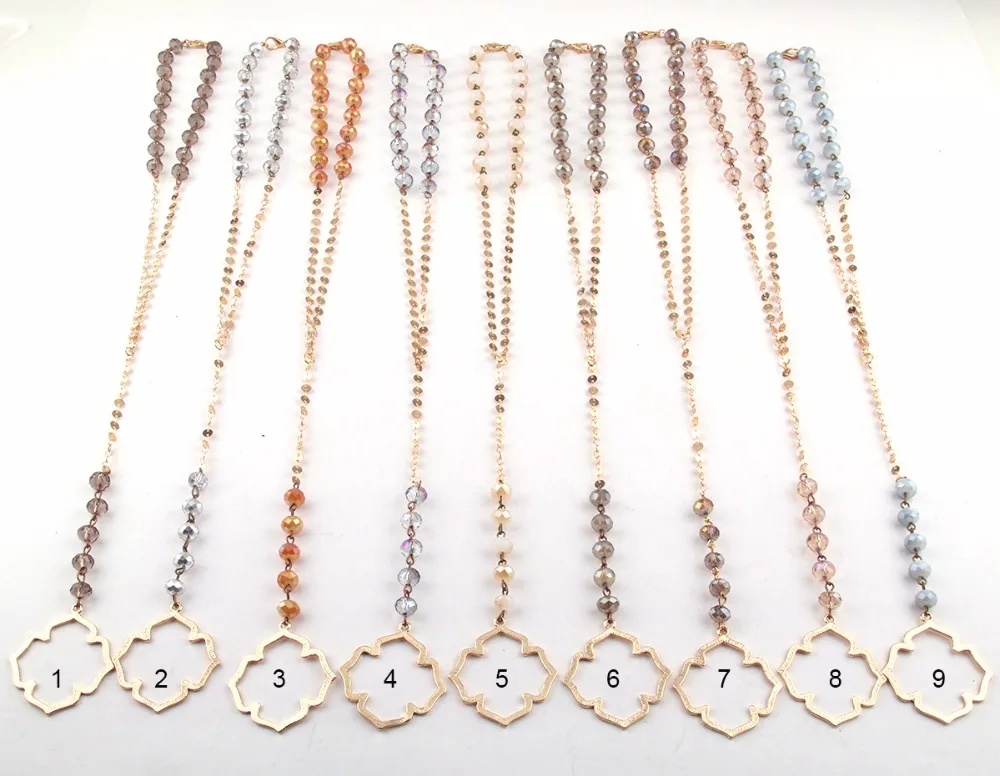 Moodpc модное богемное ювелирное изделие с кристаллами и плоской цепочкой цветок