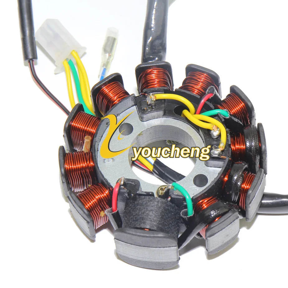 11 катушка Магнето генератор статор GY6 125cc китайский скутер мопед ATV Go Kart Quads 152QMI 157QMJ