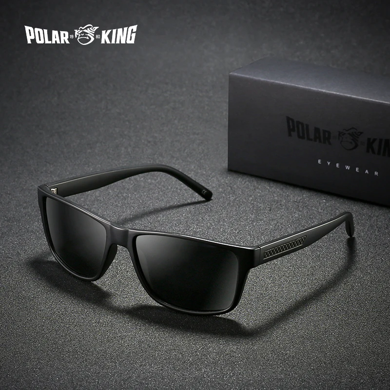 POLARKING Марка Classic Square Пластиковые Поляризованные Мужские Солнцезащитные Очки cuculos