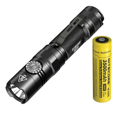 EC22 NL1835 NITECORE EC22 тактильный фонарик CREE XP-L HD V6 max 1000 люмен бесступенчатая яркость луч бросок 185 метров факел - Испускаемый цвет: EC22 NL1835