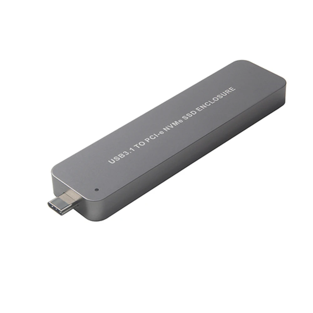 Корпус HDD USB3.1 type C SSD корпус/коробка/адаптер NVME M.2 SSD USB адаптер SSD M2 корпус/Чехол M.2 для 2242 2260 2280