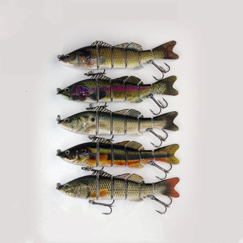 Gorgons Artificial Jointed Lure 12cm 45g Swimbait Saltwater Isca Peche Sinking Wobblers 6 Segments Fishing Tackle Crankbait | Спорт и