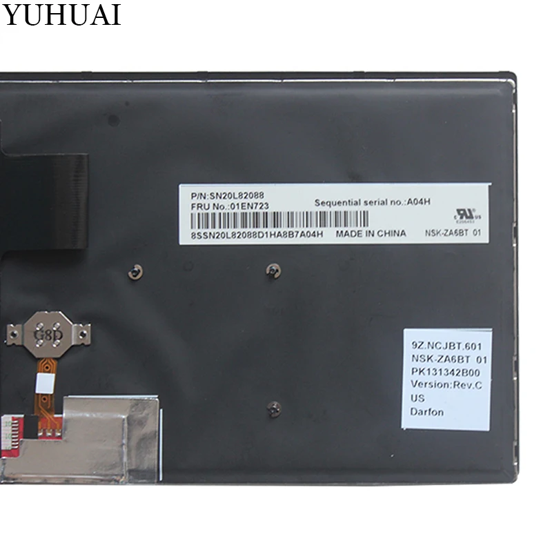 Новая клавиатура для ноутбука США Lenovo Thinkpad T460S T470S с подсветкой на английском