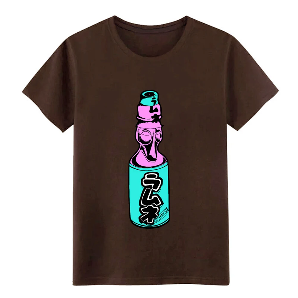 Kawaii японский Сода Vaporwave футболка Ретро 80s персонаж S XXXL сплошной цвет свободный