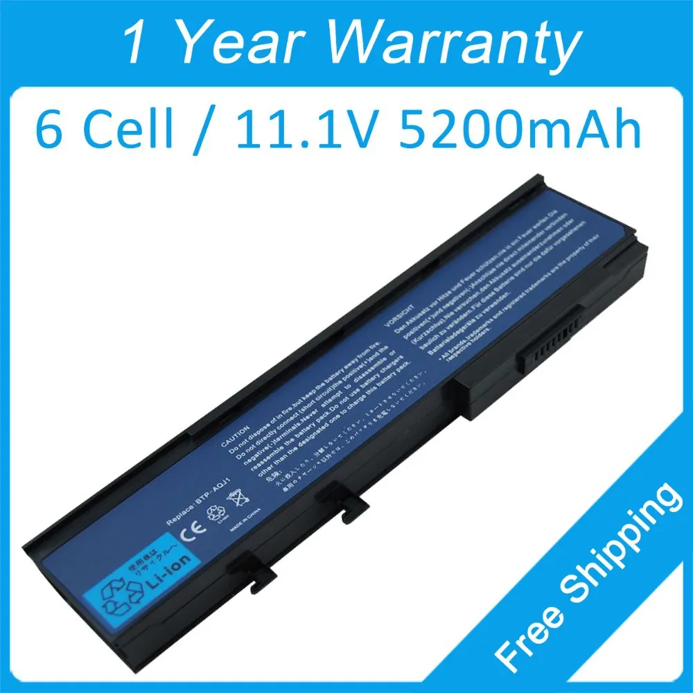 

New 5200mah laptop battery BTP-AS3620 MS2180 MS2181 TM07B41 934C2130F BT.00607.009 for acer TravelMate 2440 2470 3010 2420