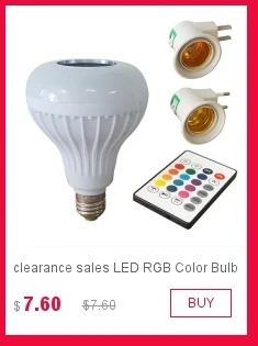 Распродажа светодиодный RGB цветной ламповый Светильник E27 110 V-240 V Bluetooth управление умные музыкальные лампочки аудио колонки лампы