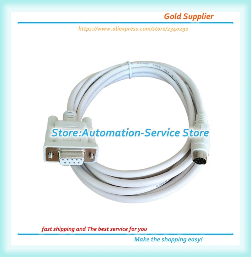 New Suitable For 1000 1200 1500 Series PLC Programming Cable 1761-CBL-PM02 Data Download Cable