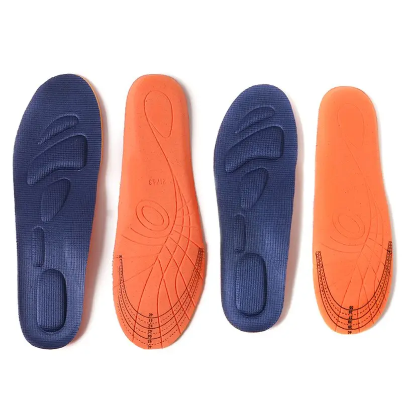 

Женские и мужские дышащие впитывающие пот амортизирующие стельки Унисекс Можно резать для бега спортивные стельки для массажа ног