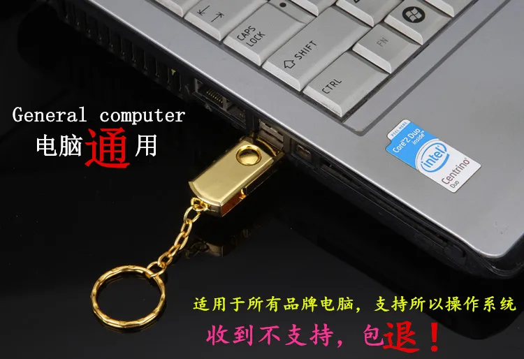 USB флеш накопитель 4 ГБ 8 16 32 64 Гб Золотой Серебряный usb 2 0 с кольцом для ключей карта