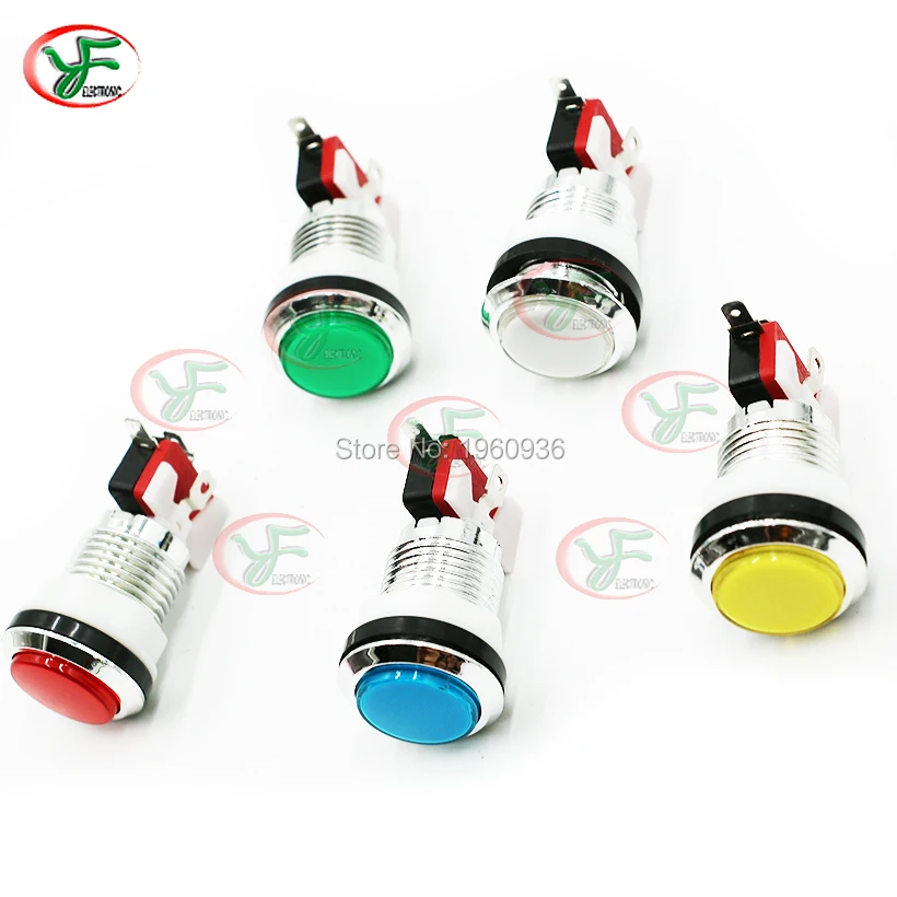 USB энкодер для ПК Raspberry pi/PS2/PS3 аркадная игра DIY наборы 5Pin джойстик 5V Хромированная