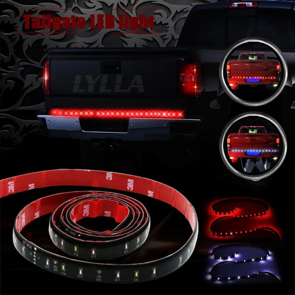 Yimeis 60Inch LED Tailgate Light Bar Truck Tail Strip Red/White Reverse Brake Turn Signal Running Lamp Universal for Jeep | Автомобили и