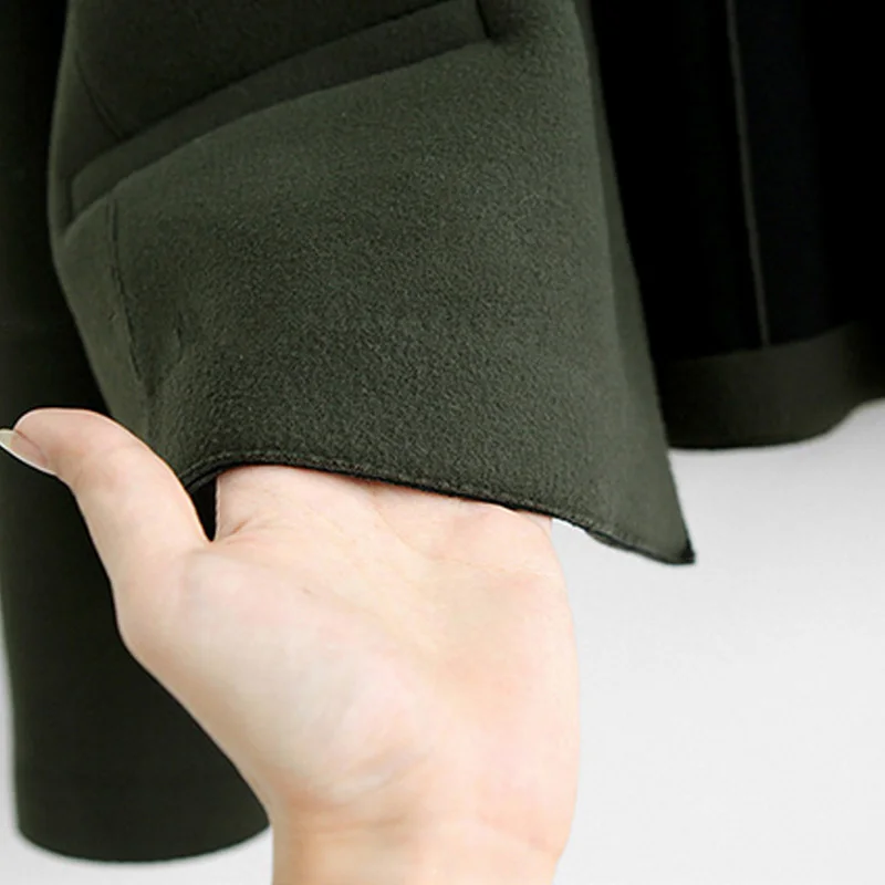 Новинка Лидер продаж Осень-зима Женская твидовая куртка шерстяное пальто для