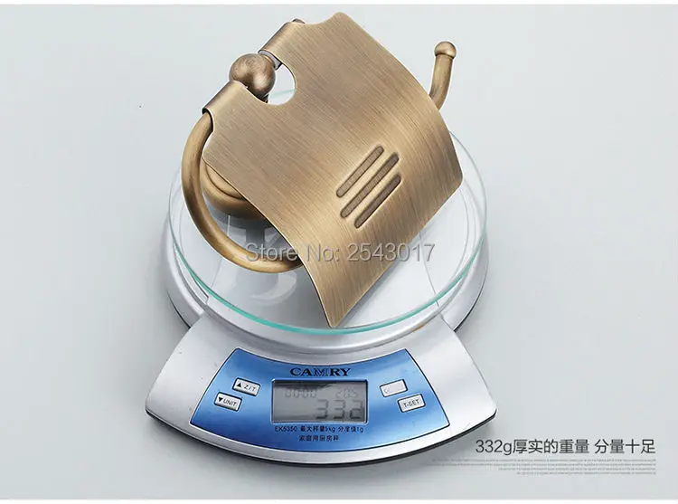 Newly Luxury Wall Mounted Brass Paper Roll Holder Toilet Tissue Box Antique Retro Bathroom Accessories ZR2303 | Обустройство дома