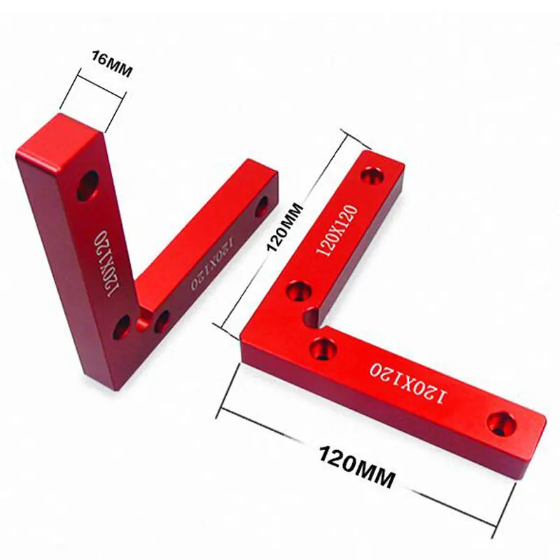 Угловые зажимы из сплава 90 градусов воротник l образной формы правый угол сверла