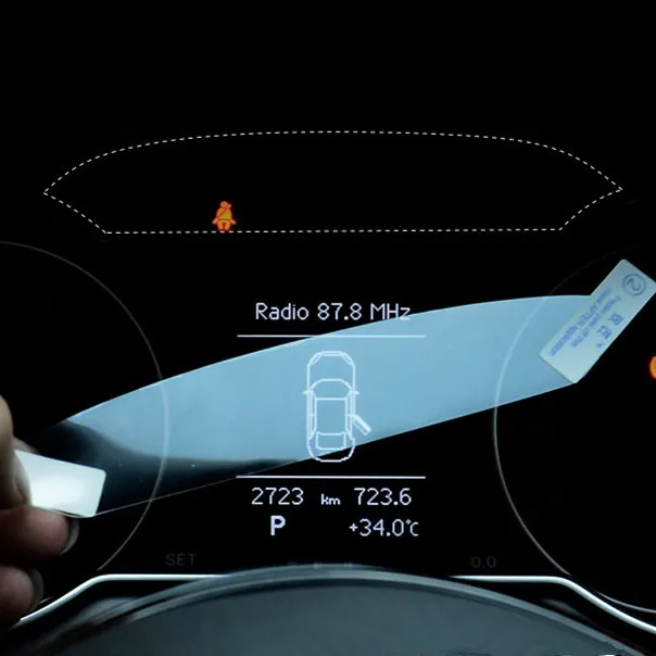 Высококачественная Автомобильная Защита экрана для приборной машины HD 4H
