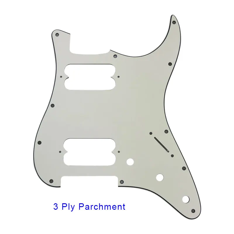 3Ply Parchment Качественная Гитара Pickguard-для США FD 11 винтовых отверстий плеер стартокастер хамбакер один HH старт царапины пластины - Цвет: 3Ply Parchment