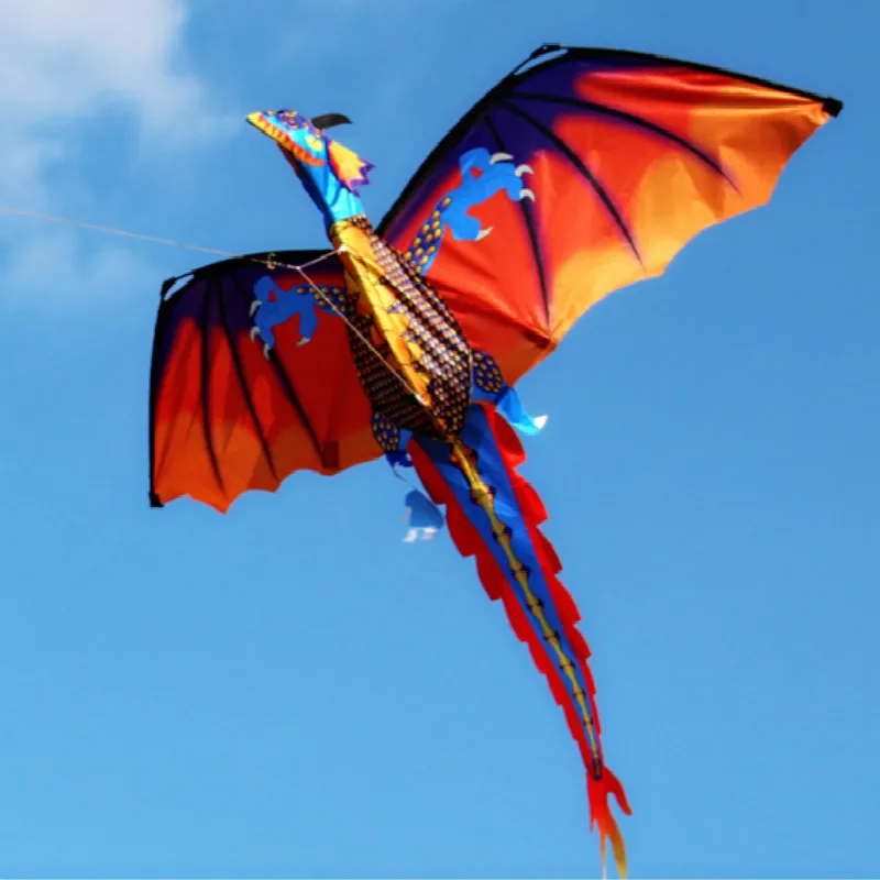 Стерео воздушный змей Dragon с ручкой и линией для использования на улице