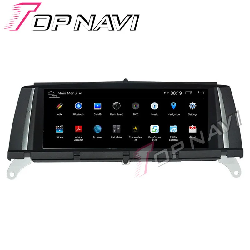 Topnavi Android 7.1 Quad Core New Car Stereo Player For BMW X3 F25(2010.9 2011 2012.8) GPS Navigation 3G+32GB Capacitive 3G Wifi |