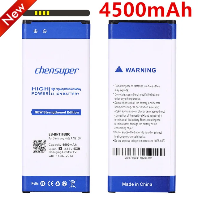 2 шт/3900 mAh EB-BN916BBC батарея для Samsung Galaxy Note 4 N9100 SM-N910H SM-N910C SM-N910U SM-N910F SCL24 SM-N910FQ и т. Д. |
