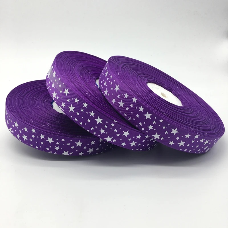 Бант из корсажной ленты шириной 25 мм 5 ярдов/партия 1 дюйм (25 мм) фиолетовая с