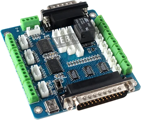 ЧПУ Комплект 3-оси TB6600HG Драйвер Мотора 0.2-5A 2.5Nm Nema23 Шаговый Мотор 36В 10А PS