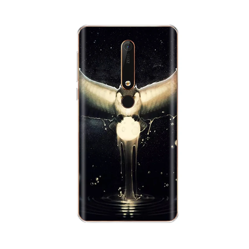 NO.56 Силиконовый чехол для nokia 6 6,1 8 для nokia 6 чехол для nokia 6. 1 plus Мягкий ТПУ чехол для задней панели телефона чехол бампер узор - Цвет: NO.56