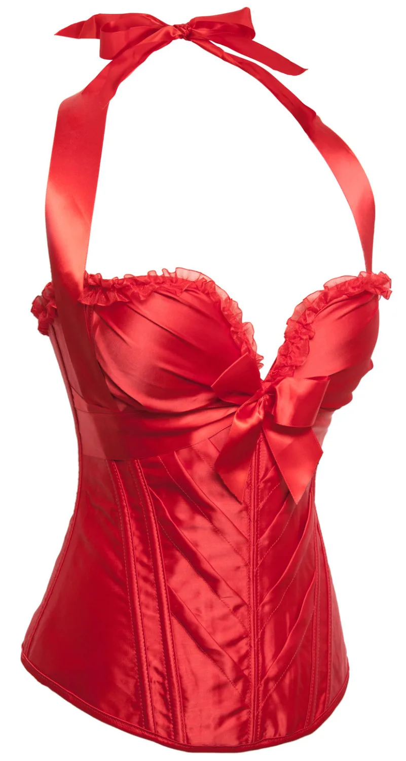 Пикантные туфли на шнуровке сатиновым корсетом с чашкой нижнее белье Застежка