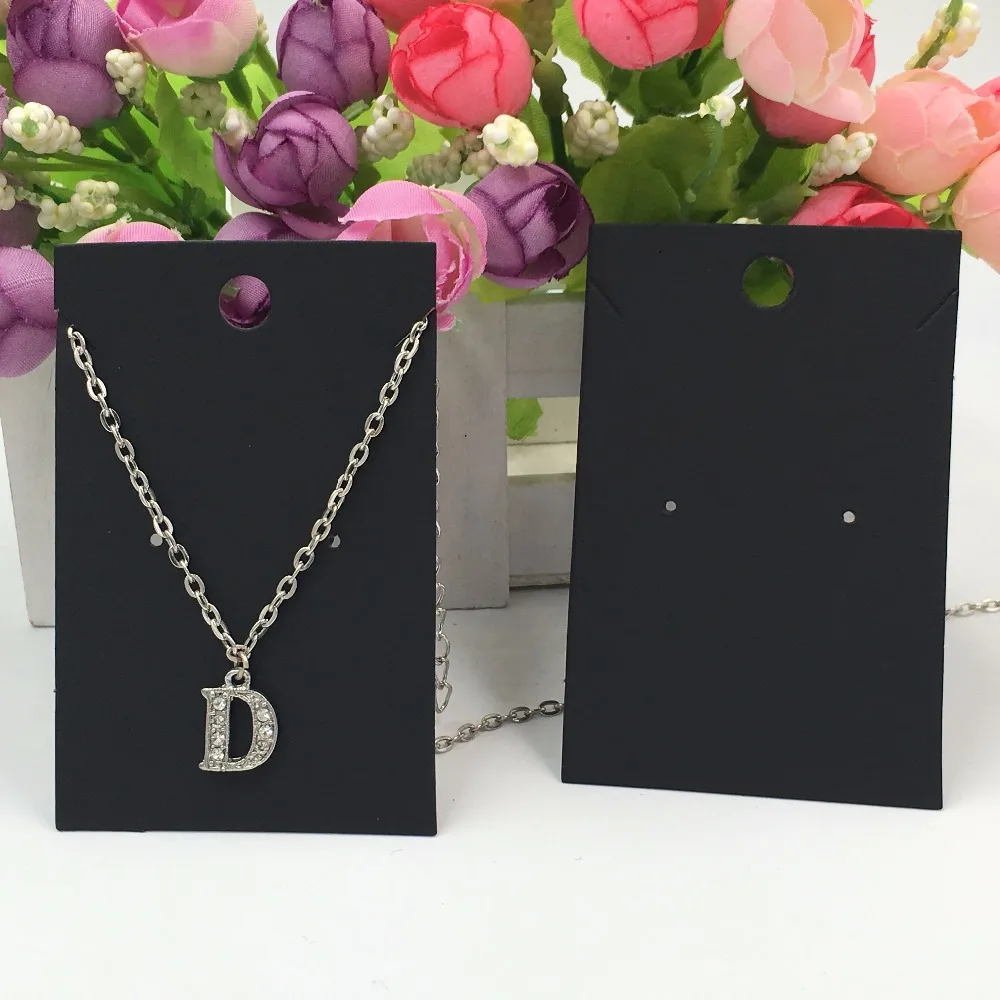 200 шт крафт ожерелье карты и используется для упаковка сережек шпильки другие