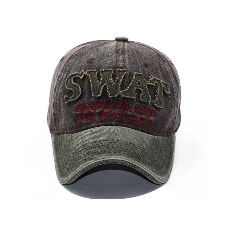 Унисекс модная мужская бейсбольная кепка Swat женская Snapback хлопковая Повседневная