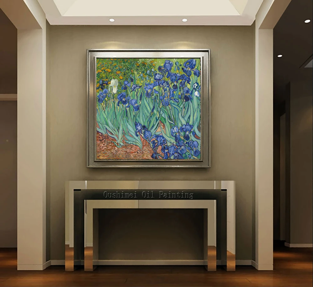 Картина масляная Винсент Ван Гог ирисы цветы