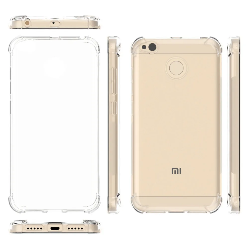 Clear Case For Xiaomi Redmi Note 4X 4 6A 5a Prime 5 6 7 Pro Transparent Cases Mi A2 6X A1 8 Lite 9 SE Pocophone F1 Coque |