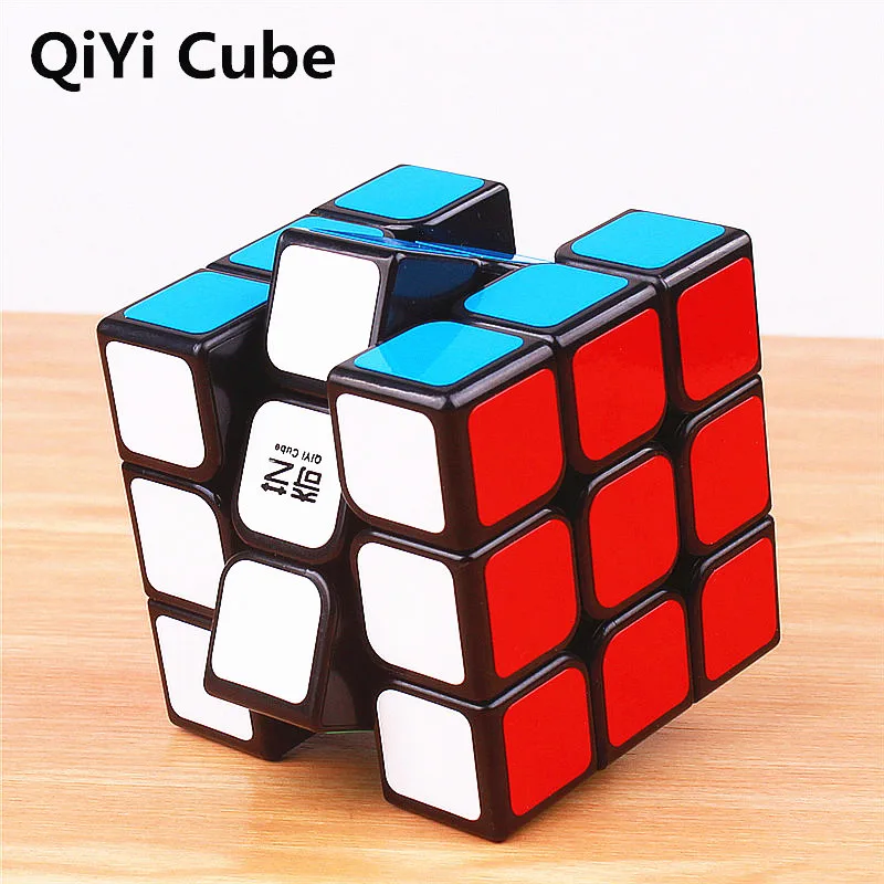 QIYI парус w 3x3x3 волшебный куб черный воин головоломка кубики без наклеек Профессиональный скоростной куб игрушки развивающие игрушки для детей
