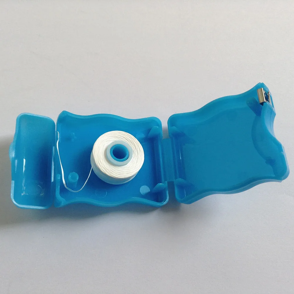 Высококачественная плоская нить PTFE Minit Flavor Вощеная сменная катушка 30 м рулон для чистки между зубами уход за полостью рта, зубами Flosser