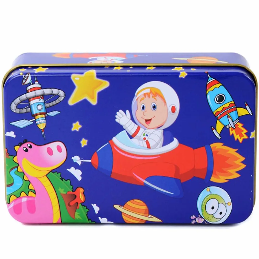 Деревянные Мультяшные 3D игрушки 22 5*14 см 60 шт./компл. Деревянный пазл железная