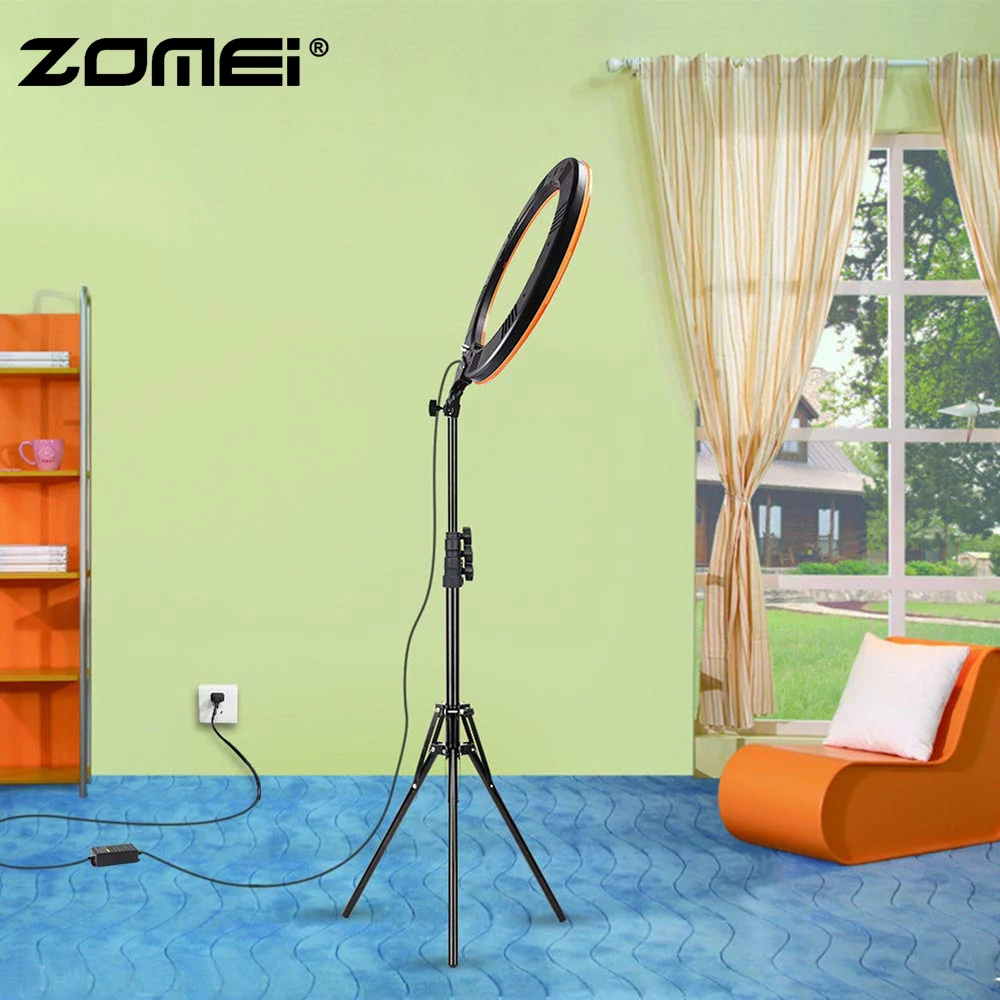 Zomei 14 &quot/18&quot Внутренний светодиодный кольцевой светильник 36 Вт 5500 к комплект