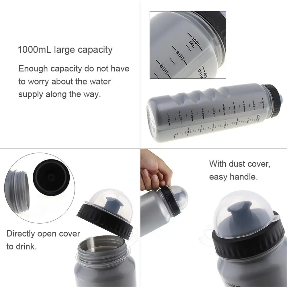 GUB велосипед бутылка для воды 1000 мл Портативный Открытый Велоспорт езда Спорт