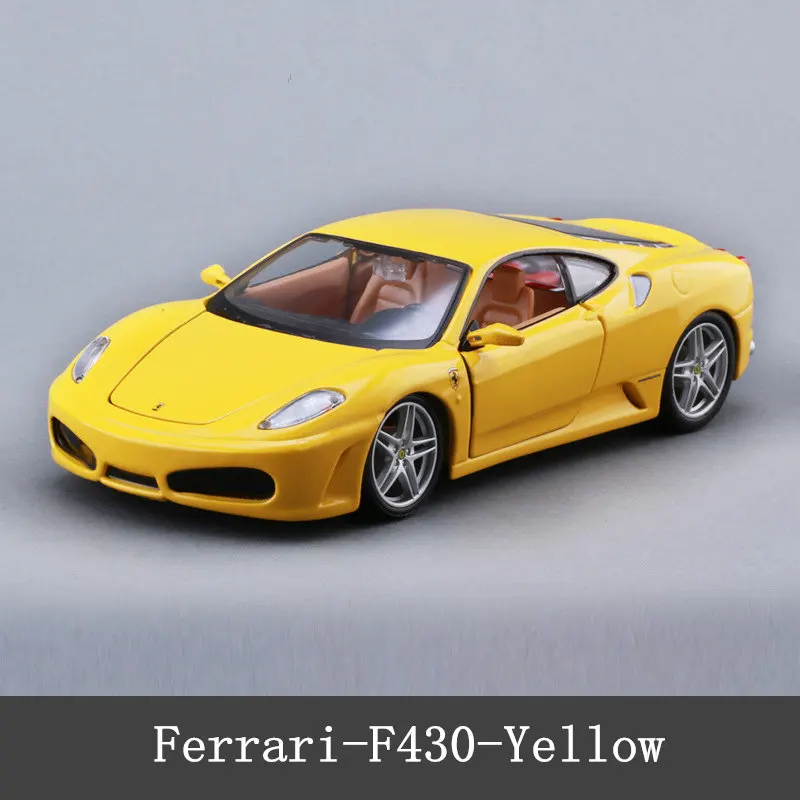 Bburago 1:24 Ferrari Roadster модель автомобиля литье под давлением Металлическая Модель Детская игрушка подарок коллекция автомобиля из искусственного сплава - Цвет: F430