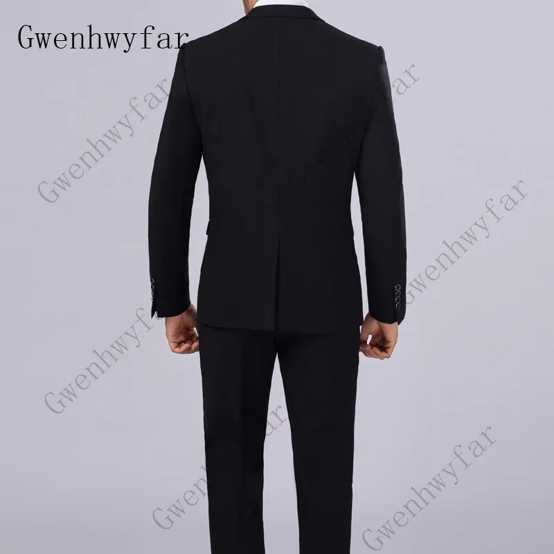 Красивые желтые мужские смокинги с отложным воротником для жениха Мужские