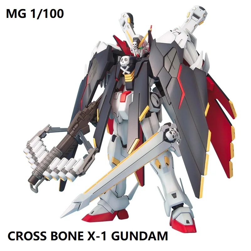 Оригинальный Gundam MG 1/100 модель перекрещенных костей X 1 воина гундама мобильный