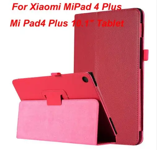 rose red Case Чехол-клавиатура для xiaomi mi pad 4 plus 1" mi PAD 4 PLUS Bluetooth чехол-клавиатура из искусственной кожи для mi Pad4 Plus 10" планшет+ стилус - Цвет: rose red Case