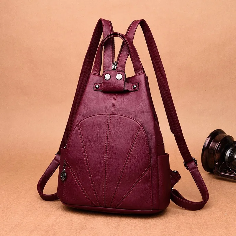 Женские противоугонные рюкзаки для девочек Mochilas Дамский Рюкзак Винтажный рюкзак большой емкости Рюкзаки Женские сумки через плечо
