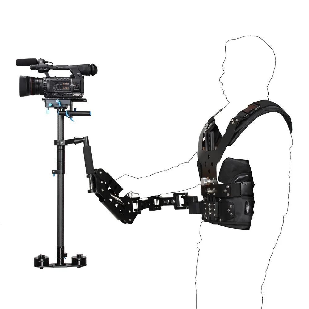 

5--8kg Pro Carbon Fiber Steadicam Set Camera Stabilizer Vest double Arm Video Camera DSLR