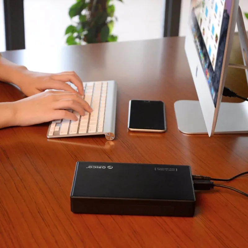 ORICO 3,5 дюйма HDD чехол USB 3,0 5 Гбит/с для SATA поддержка UASP и 8 ТБ накопители предназначены для ноутбука Настольный ПК жесткий диск корпус